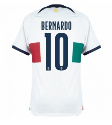Portugal Bernardo Silva #10 Replika Udebanetrøje VM 2022 Kortærmet
